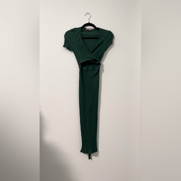 FP Beach stretchy midi wrap dress size XS - Picture 1 of 3